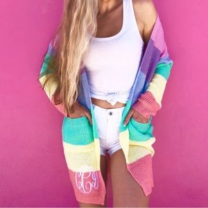 Sundae striped cardigan